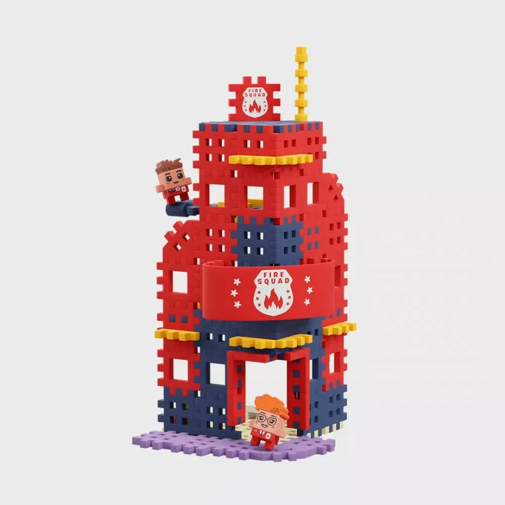 Marioinex Waffle Blocks Пожарная станция 280 шт 906279 Photo 7