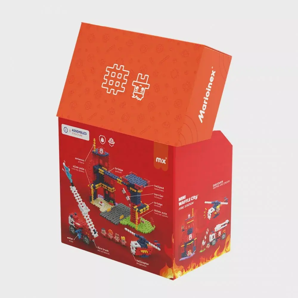 Marioinex Waffle Blocks Пожарная станция 280 шт 906279 Photo 10