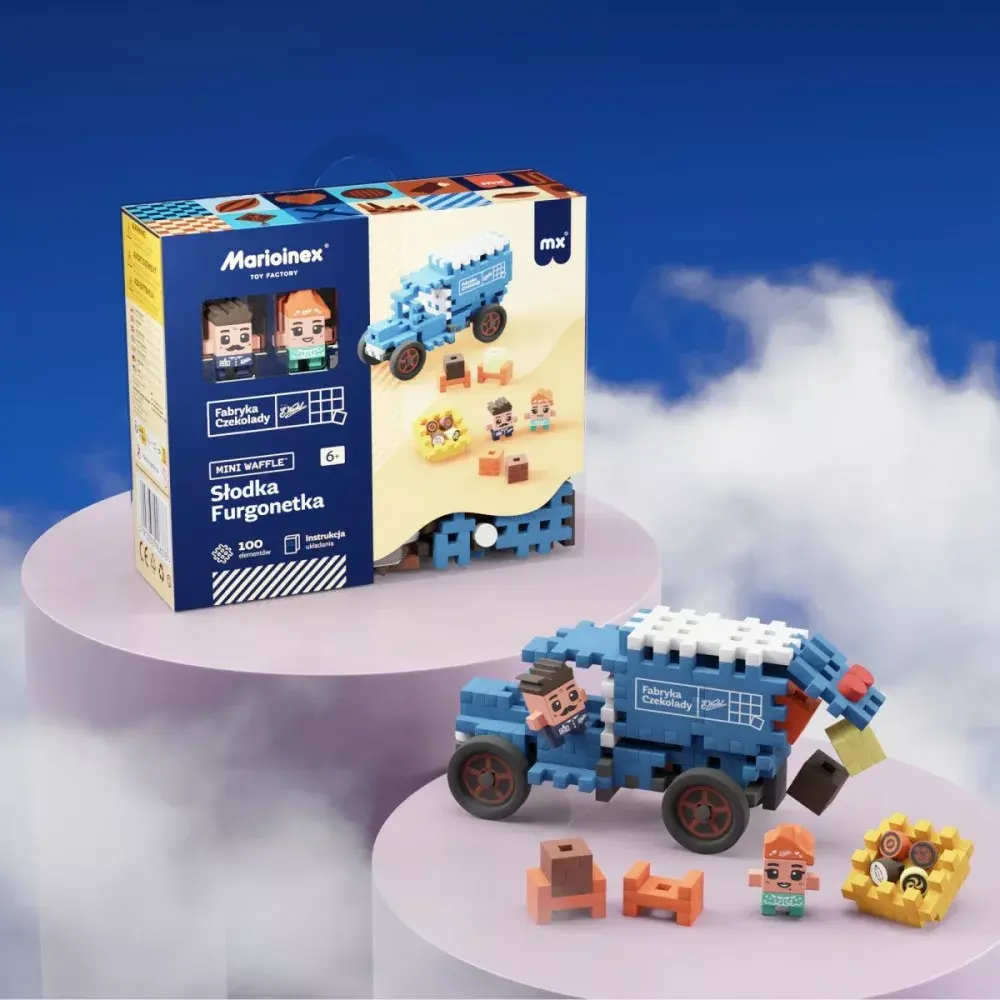 Marioinex Mini Waffle Wedel Sweet Van 100 gab. Photo 2