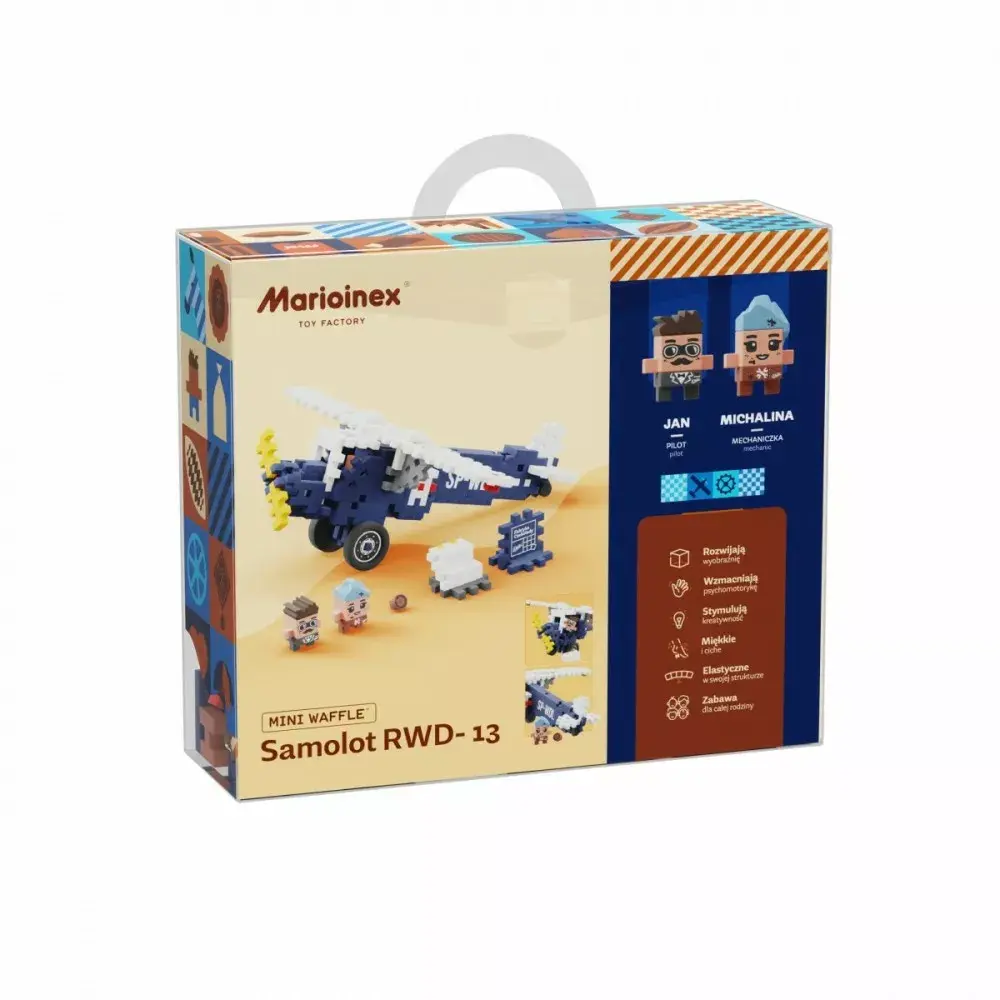 Marioinex Blocks Mini Waffle Wedel Lidmašīna RWD-13 Photo 9