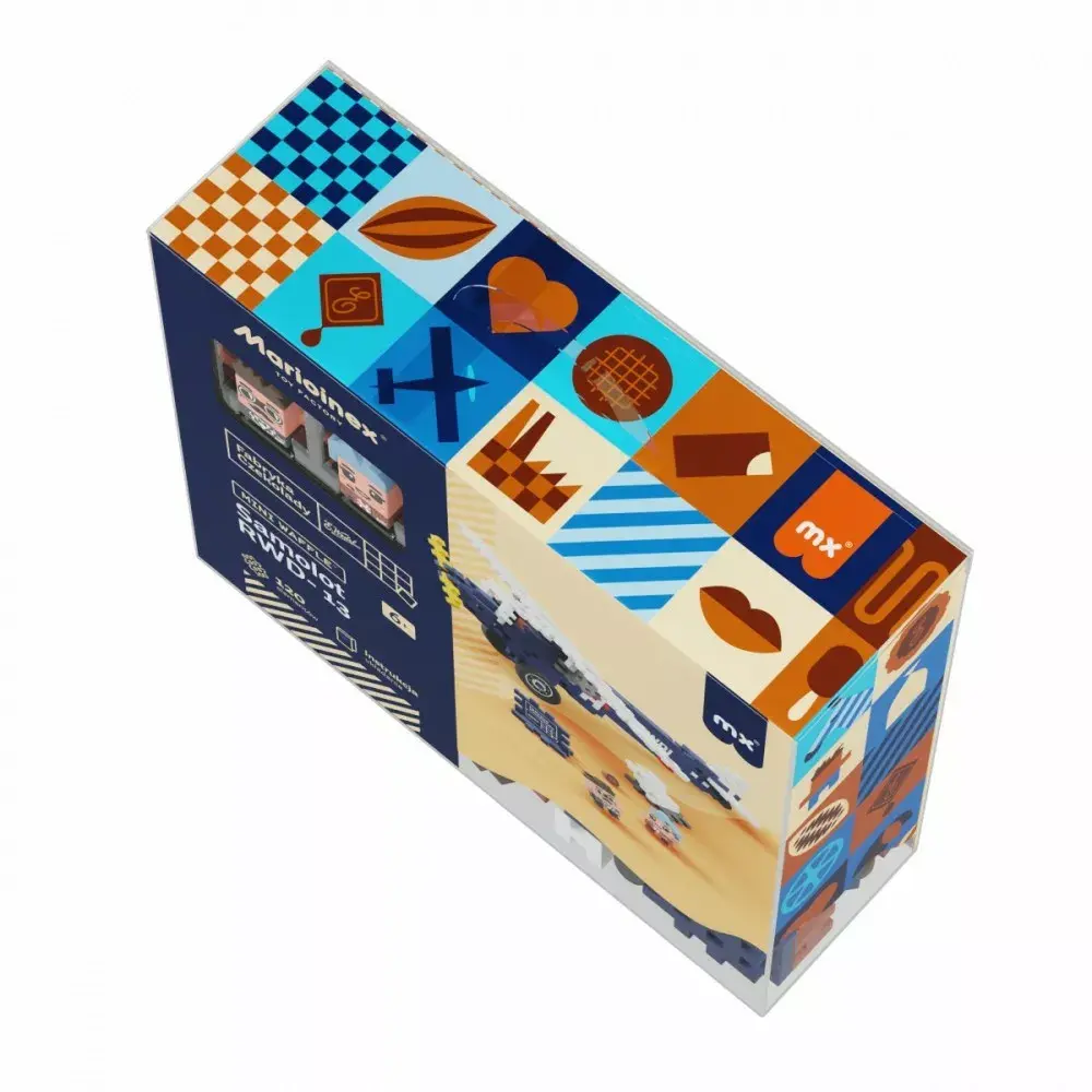 Marioinex Blocks Mini Waffle Wedel Lidmašīna RWD-13 Photo 12