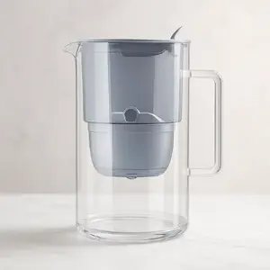 Кувшин для фильтрации воды Aquaphor Glass MF+ Mg серый 522668