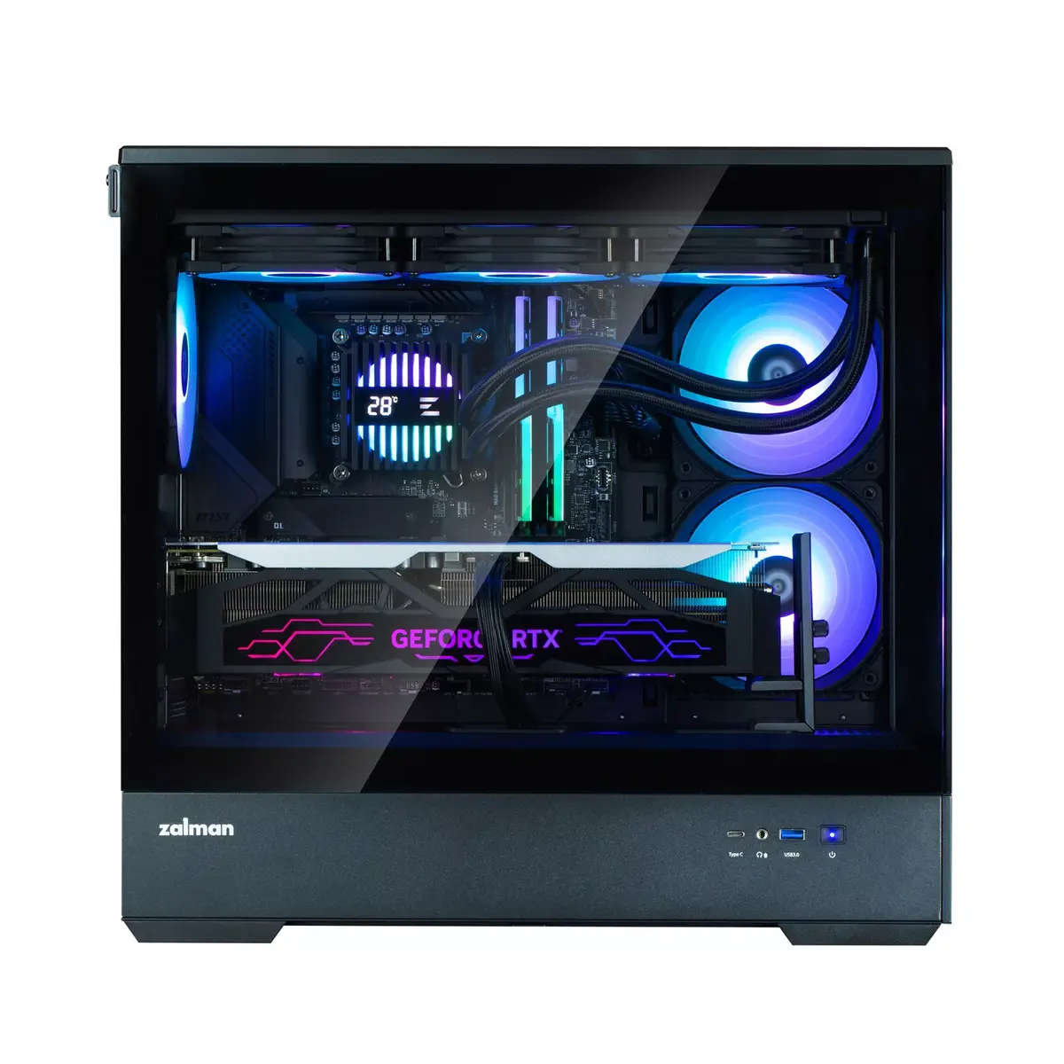 Компьютерный корпус Zalman P30 Black V2 Photo 9
