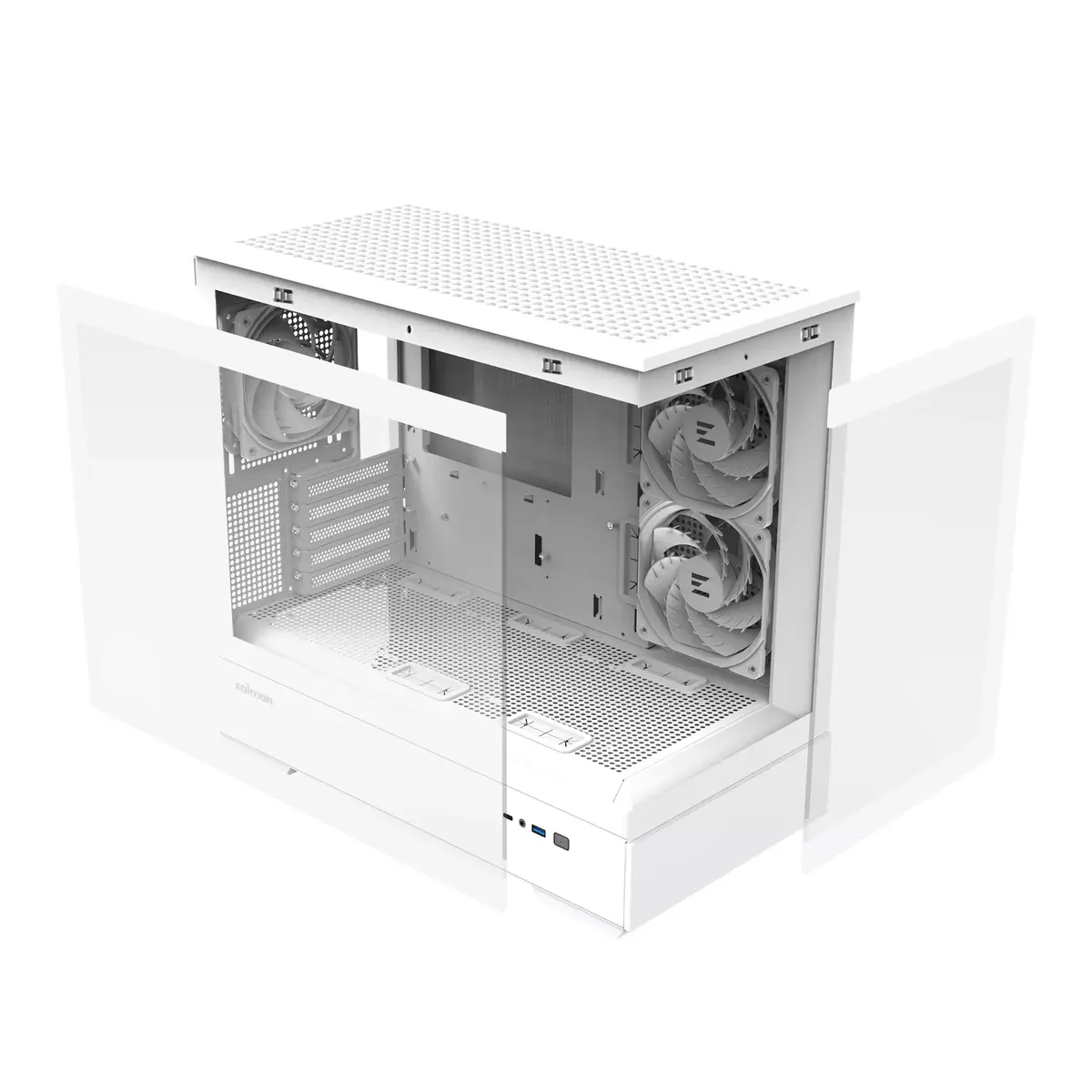 Компьютерный корпус Zalman P30 White V2 Photo 11