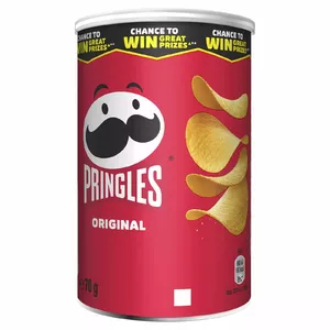 Potato chips Pringles Original 70 g – stackable salted crisps, snack can