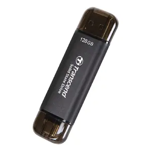 SSD disk Transcend 128 GB external USB Type-A USB Type-C ESD310C