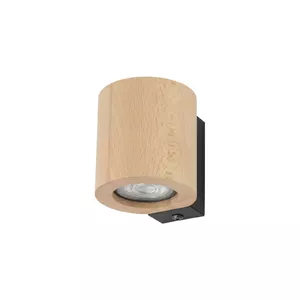 TK Lighting EVE WOOD Wall Lamp, GU10, 10W