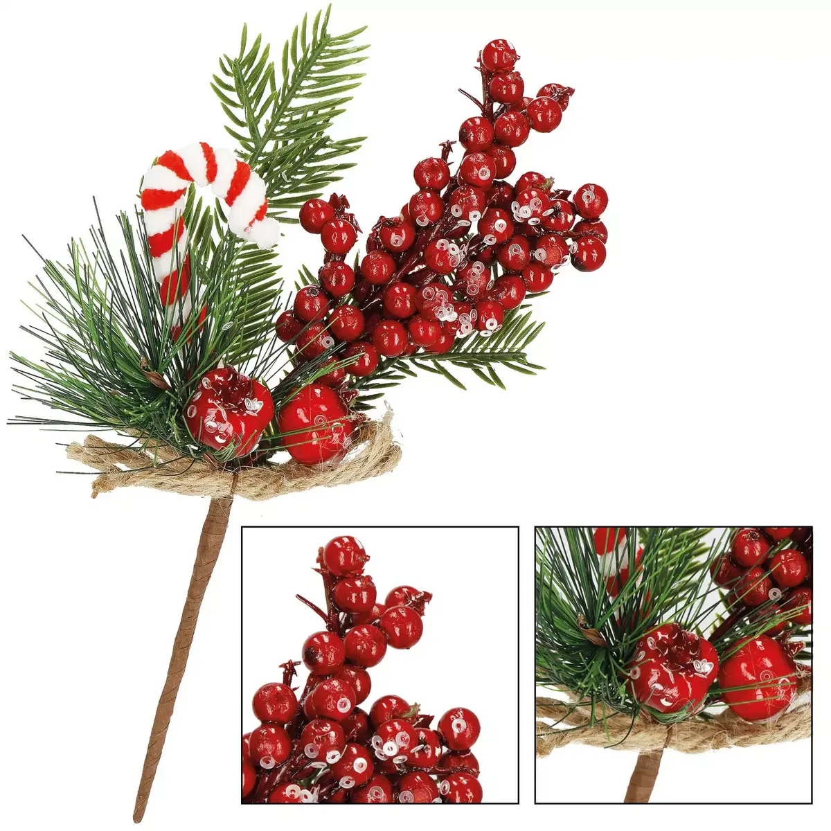 Искусственная ветка Springos CA1212 24 см Photo 3