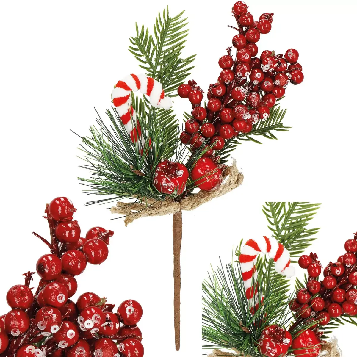 Искусственная ветка Springos CA1212 24 см Photo 4