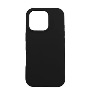 Задняя чехол Riff для iPhone 16 Pro — мягкий силикон, черный