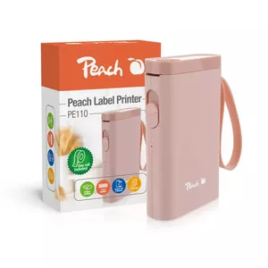 Принтер этикеток Peach PE110 Прямой термический 203 x 203 DPI 60 мм/с Беспроводной Bluetooth