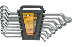 Box-end wrenches set by Topex, model TOP-35D856 — 8 pieces, sizes 6–22 mm
