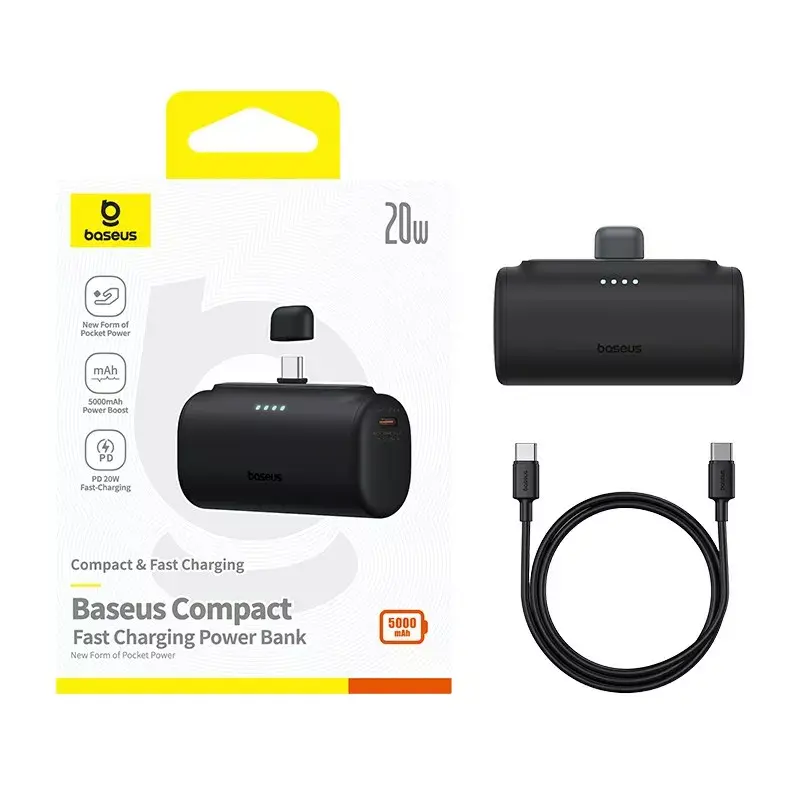 Baseus Compact 5000 mAh pārnēsājams lādētājs Photo 8