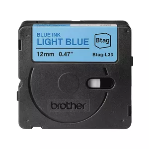 Label-making tape Brother BTAG-L33 Blue on light blue 1.2 cm 4 m