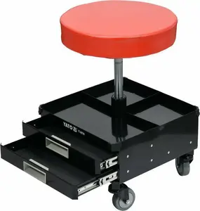 Workshop stool with drawers YATO YT-08795 — mechanic’s stool with storage drawers
