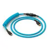 Spirālveida USB kabelis GLORIOUS GMMK Electric Blue Photo 2