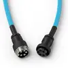 Spirālveida USB kabelis GLORIOUS GMMK Electric Blue Photo 5