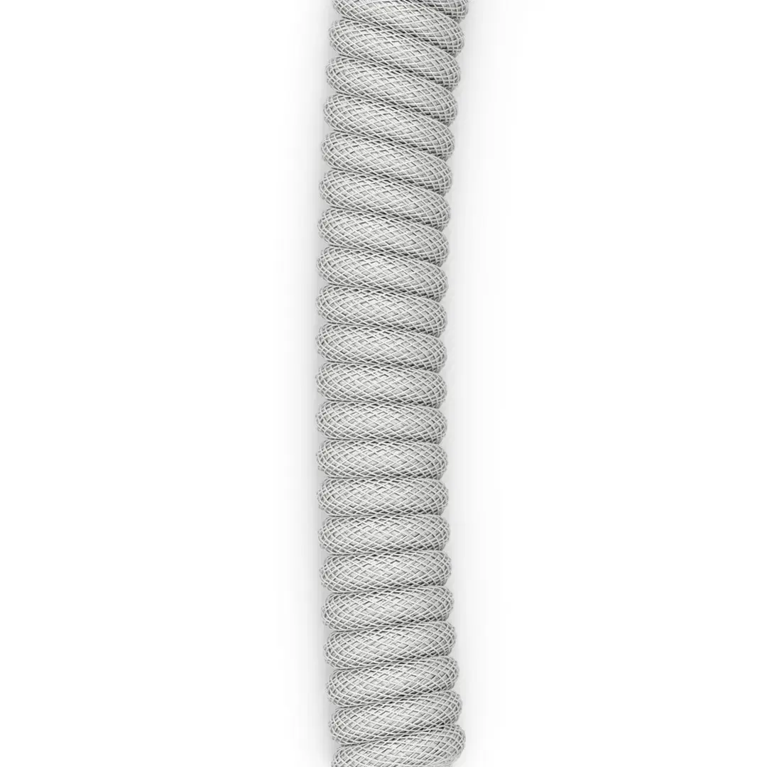 Coiled USB cable GLORIOUS GMMK Ghost White Photo 3
