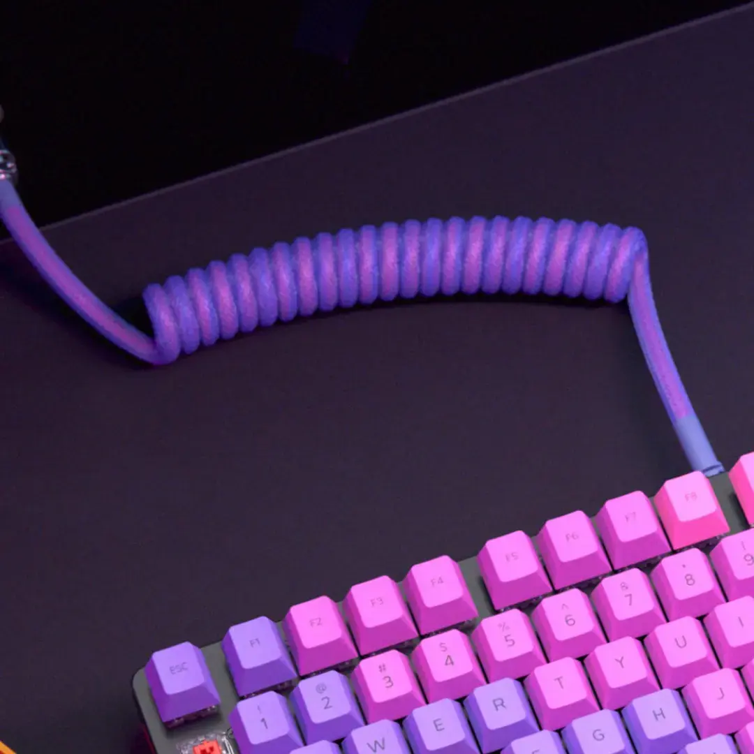 Spirāles USB kabelis GLORIOUS GMMK Nebula 1,5 m RGB Photo 6