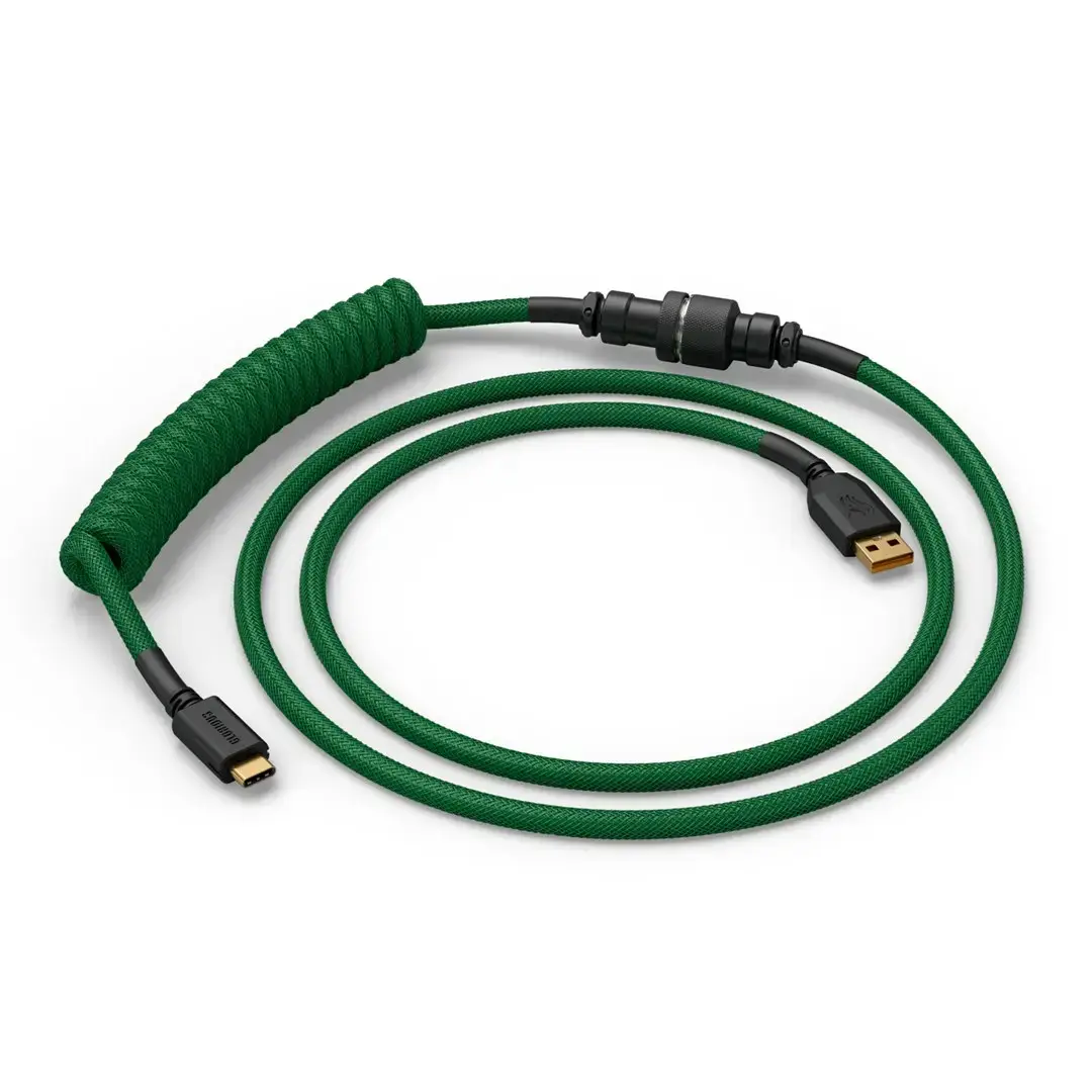 Спиральный USB-кабель GLORIOUS GMMK Forest Rain 1,5 м Photo 4