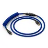 Vītots USB kabelis GLORIOUS GMMK Cobalt Blue Photo 2