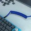Vītots USB kabelis GLORIOUS GMMK Cobalt Blue Photo 6
