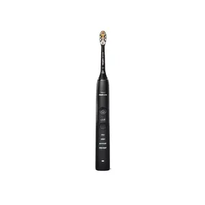 Elektriskā soniskā zobu birste Philips HX9911/17 — melna, litija‑jons akumulators, režīmi: Daily Care, Deep Clean, Gum Care, Whitening