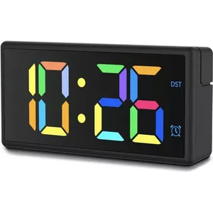 Цифровые будильник Hama Ibiza Черный Серый LCD Батарея USB