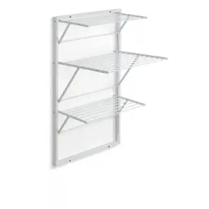 Wall-mounted drying rack ARREDAMENTI KARIM 616, 63 x 68 cm, brown