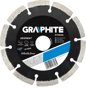 Алмазный диск GRAPHITE 230 x 22.2 мм сегментный лазерной сварки для резки строительных материалов