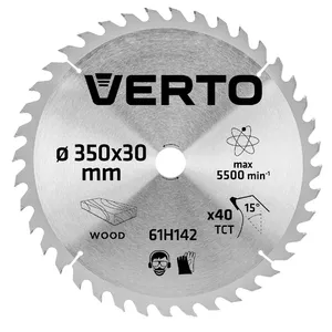 Диск циркулярный Verto 61H142, 1 шт., вес 1.33 кг