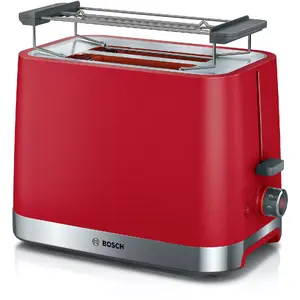 Toaster Bosch TAT4M224 2 slice 950 W Red Stainless Steel