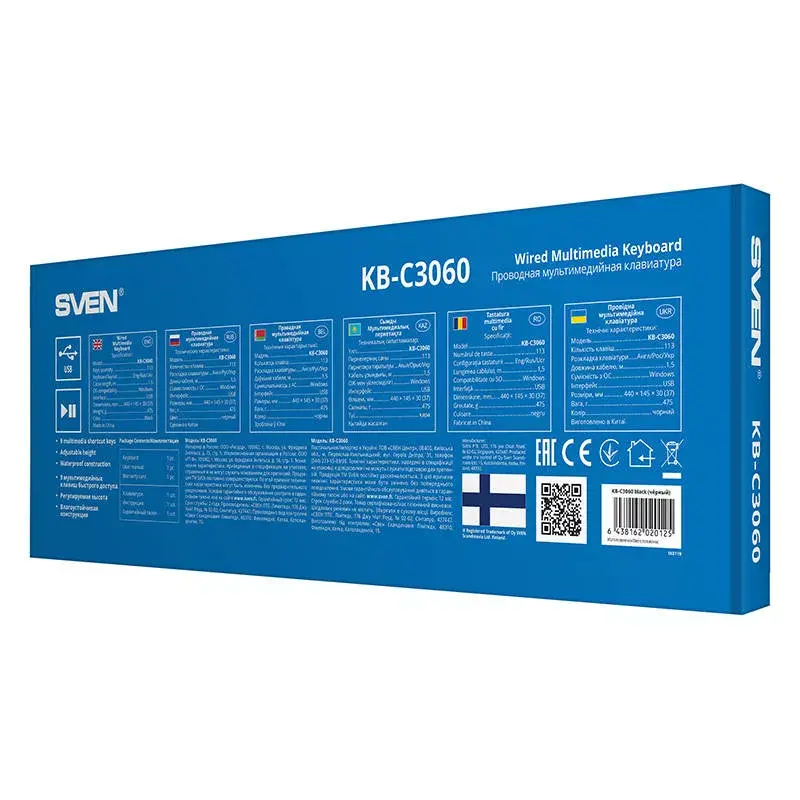 Клавиатура SVEN KB-C3060 проводная Photo 5