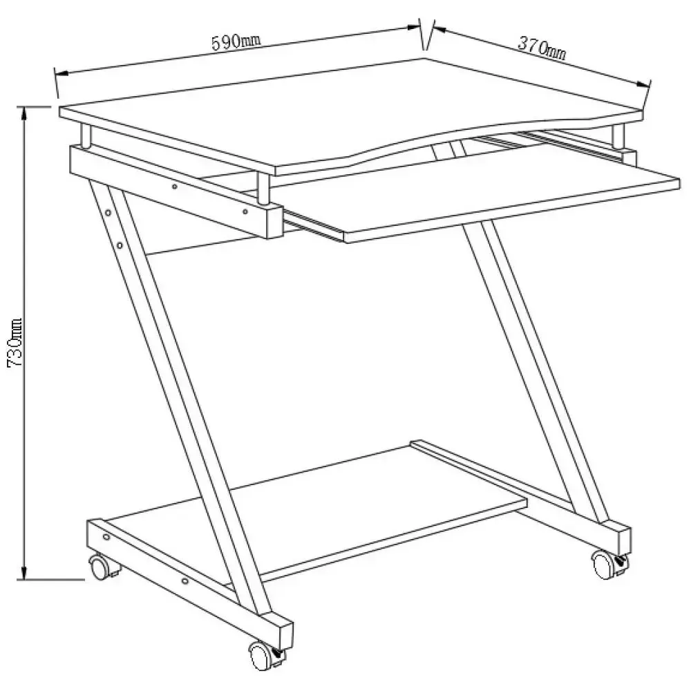 Computer Desk Techly ICA-TB 935B Photo 9