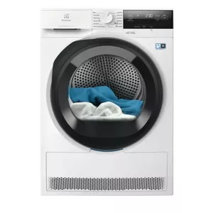 Tumble dryer Electrolux EW7DX385AP, heat pump, 8 kg, A+++, white, inverter motor, LED