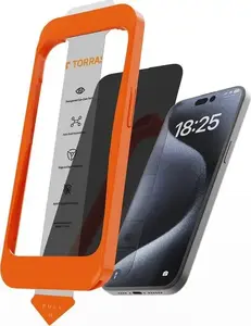 Screen protector Torras INSTALL MASTER for iPhone 16 Plus — Clear