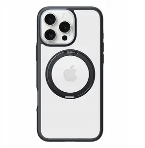 Защитный чехол Torras Ostand R Fusion для iPhone 16 Pro — чёрный