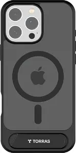 Torras PSTAND series adjustable height lightweight phone stand for iPhone 16 Pro Max — Black