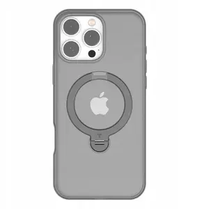 Phone case Torras UPRO OSTAND SPIN SERIES for iPhone 16 Pro Max, Titanium Grey