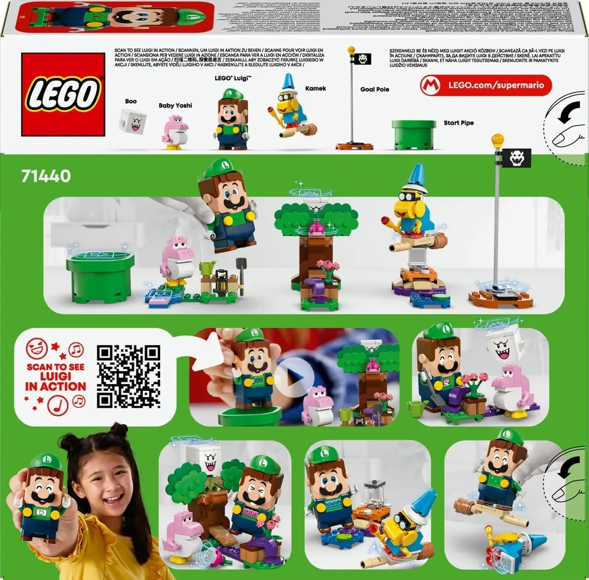 Construction Toy LEGO 71440 Super Mario Luigi Photo 3