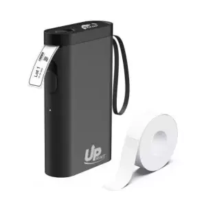 Portatīvais uzlīmju printeris Uprint UP21 melns USB uzlādējams – termālais uzlīmju printeris, ar akumulatoru, USB