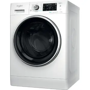 Стиральная машина с сушкой Whirlpool FFWDD1176258B 7 кг, 1600 об/мин, SteamCare, инверторный мотор, FreshCare+, 595×850×605 мм, белая