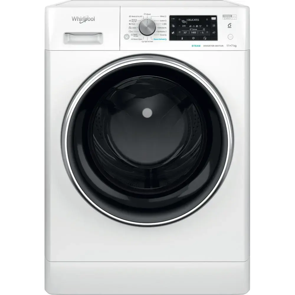 Стиральная машина с сушкой Whirlpool FFWDD1176258B 7 кг Photo 2