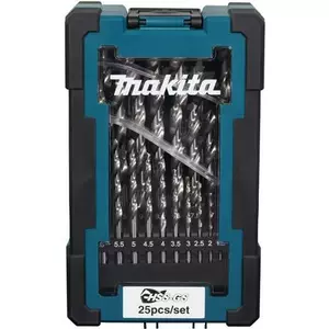 Drill bit set Makita D-78368 HSS-GS, 25-piece, high-speed steel