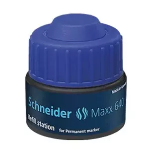Флакон для заправки маркера Schneider Electric Maxx 640 — синяя краска, 30 мл, совместим с Maxx 130/133