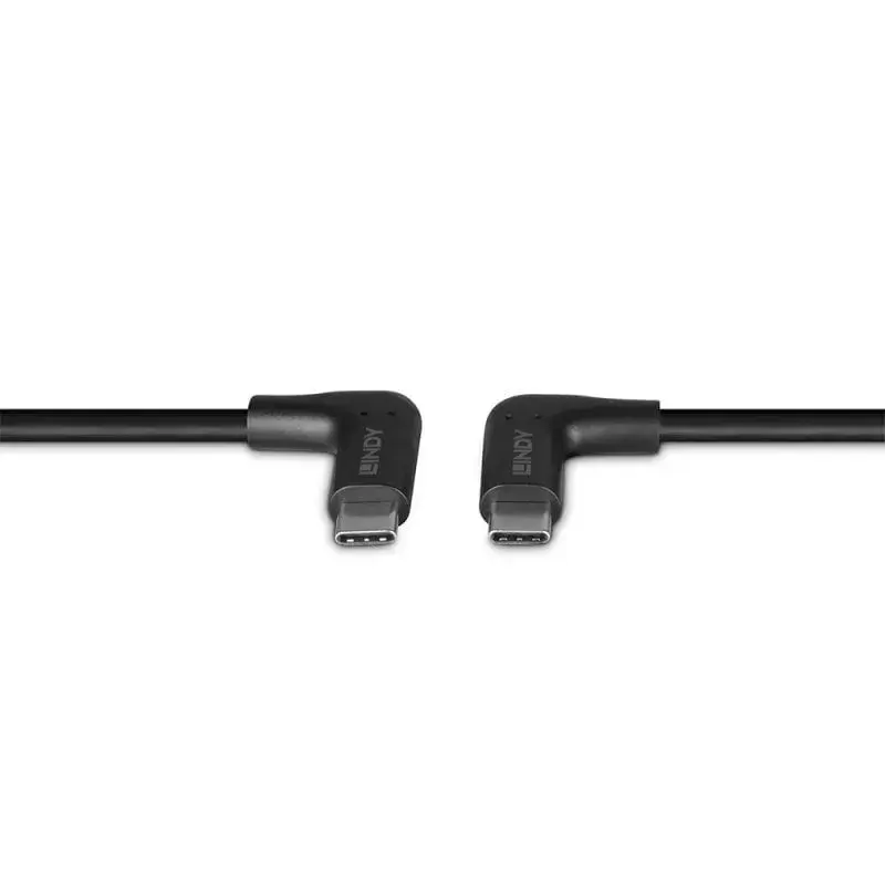 Lindy 0.5m USB 3.2 Right-Angled USB-C Cable Photo 3