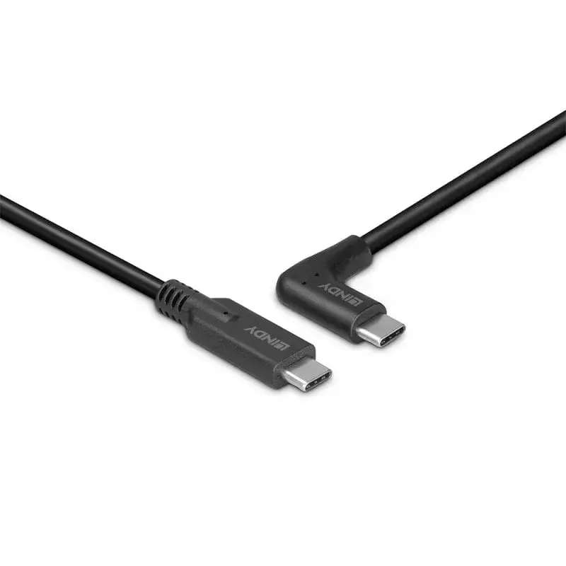 Lindy USB 3.2 Kabeļs 0.5m USB-C uz Leņķa USB-C Photo 3
