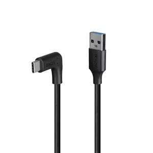 Lindy 1.5m USB 3.2 Type A to C Cable 90° Right Angle 10Gbps