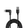 Lindy 1m USB 3.2 Type-A uz labās puses leņķa USB-C kabelis Photo 2