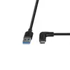 Lindy 1m USB 3.2 Type-A uz labās puses leņķa USB-C kabelis Photo 4
